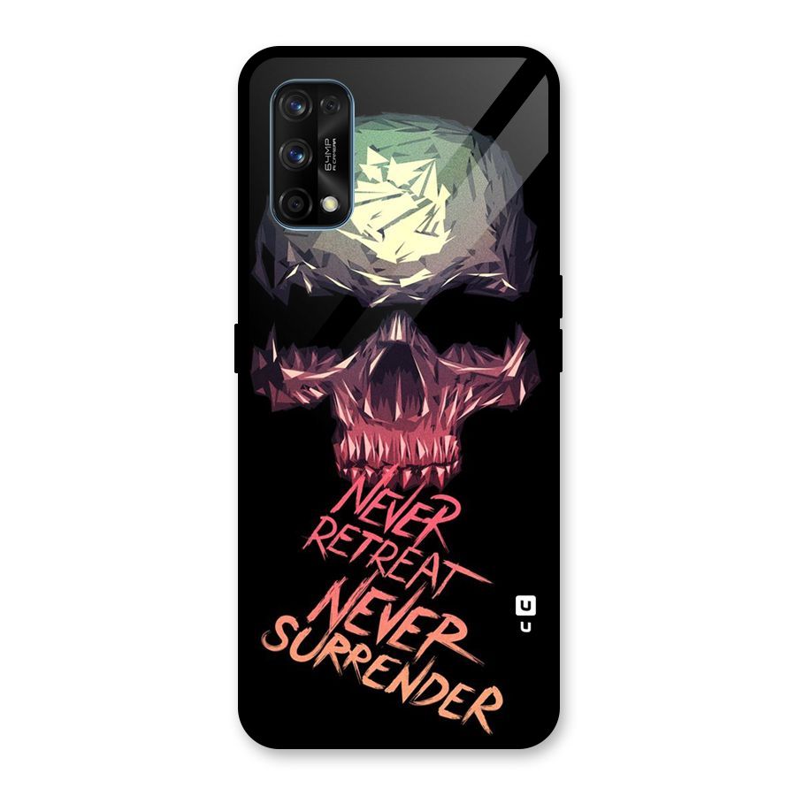 Never Retreat Glass Back Case for Realme 7 Pro