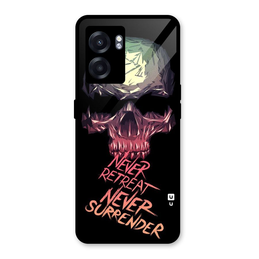 Never Retreat Glass Back Case for Realme Narzo 50 5G
