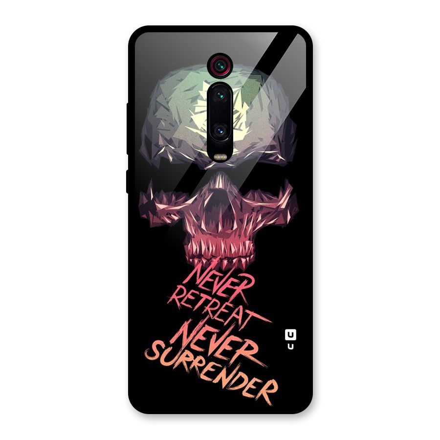 Never Retreat Glass Back Case for Redmi K20 Pro