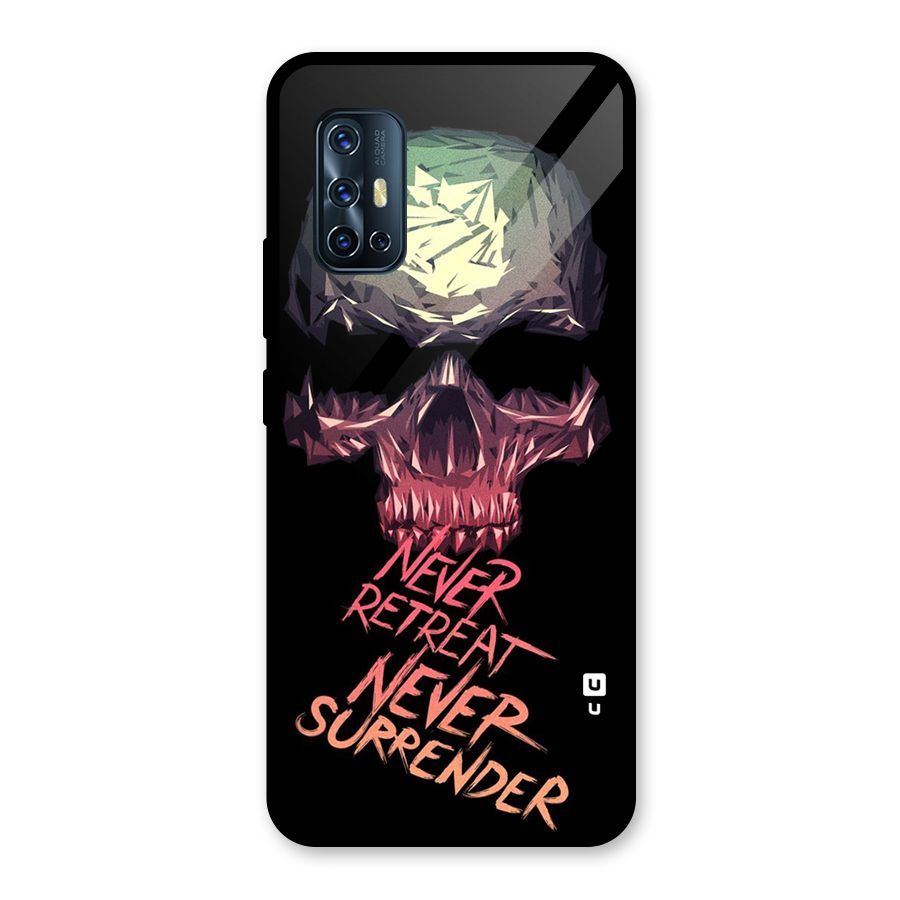 Never Retreat Glass Back Case for Vivo V17
