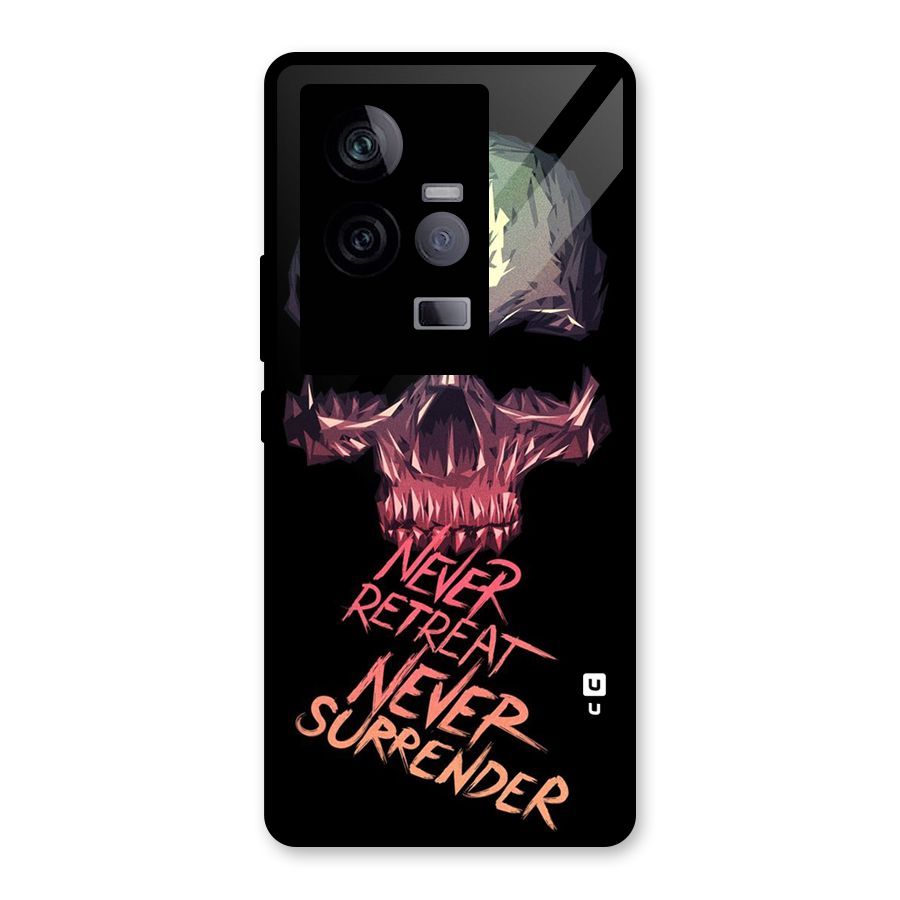Never Retreat Glass Back Case for Vivo iQOO 11 5G