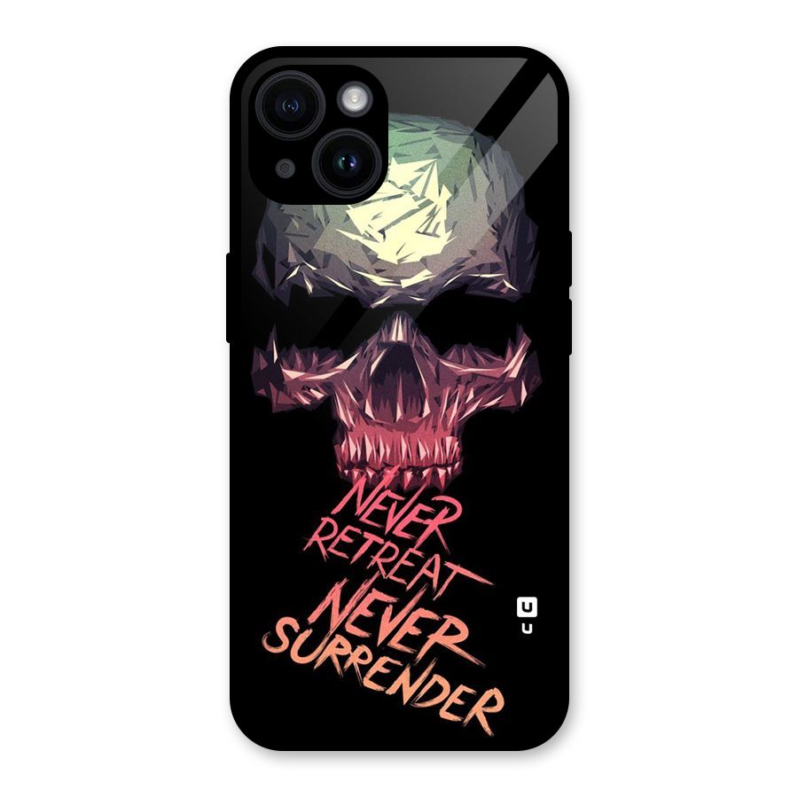 Never Retreat Glass Back Case for iPhone 14
