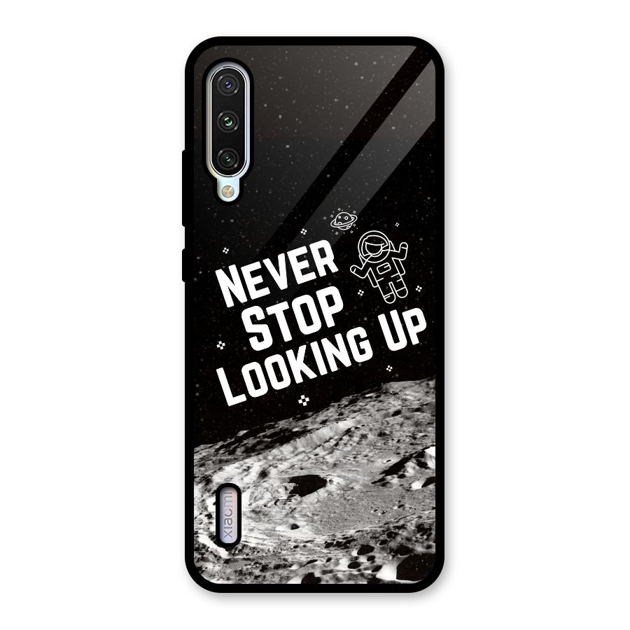 Never Stop Looking Up Glass Back Case for Mi A3
