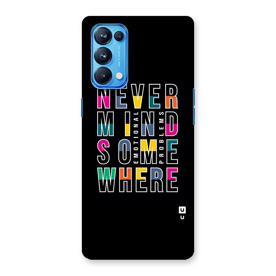 Nevermind Somewhere Back Case for Oppo Reno5 Pro 5G