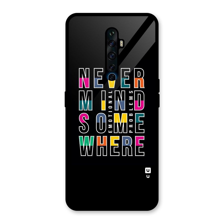 Nevermind Somewhere Glass Back Case for Oppo Reno2 F