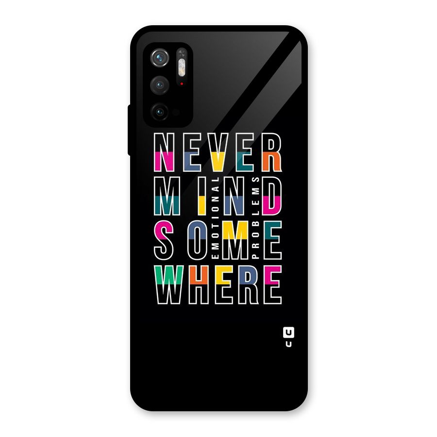 Nevermind Somewhere Glass Back Case for Poco M3 Pro 5G