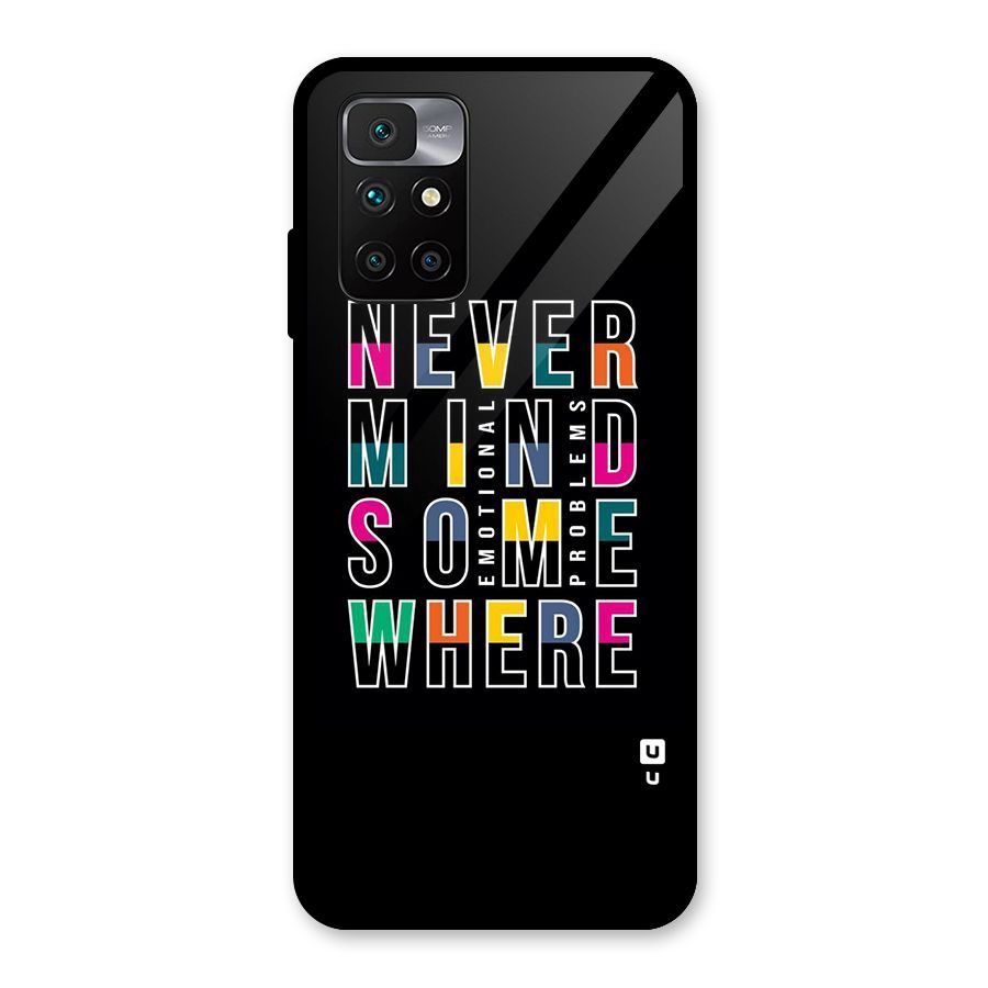 Nevermind Somewhere Glass Back Case for Redmi 10 Prime