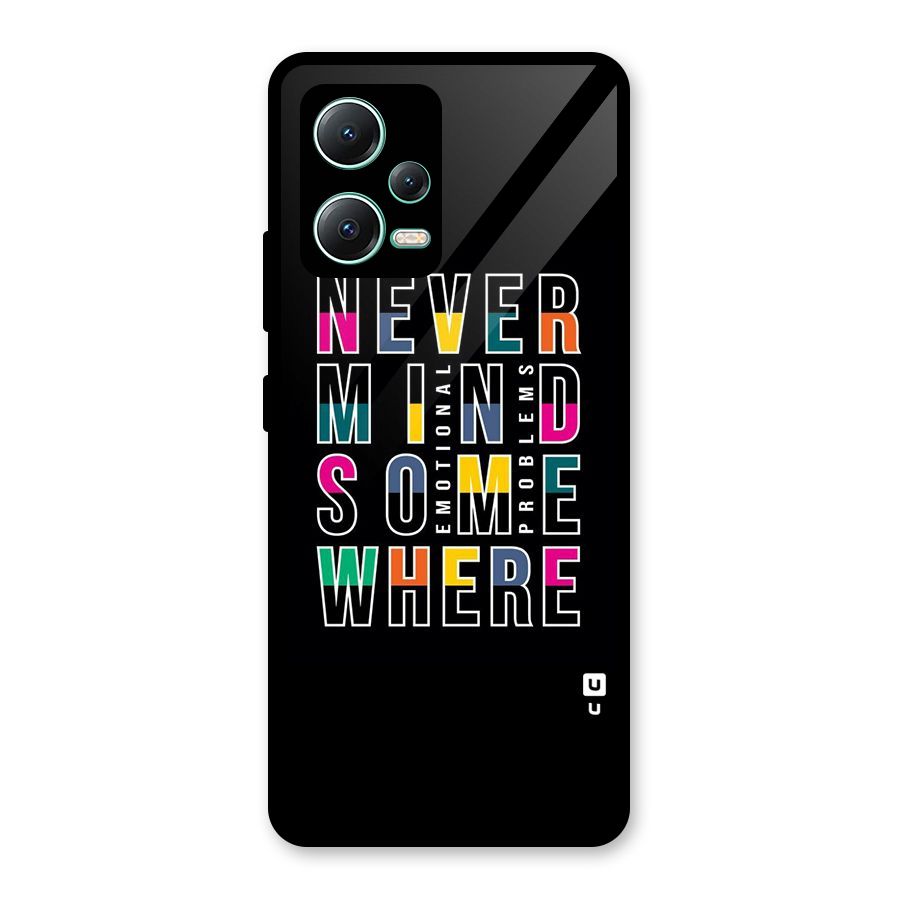 Nevermind Somewhere Glass Back Case for Redmi Note 12 5G