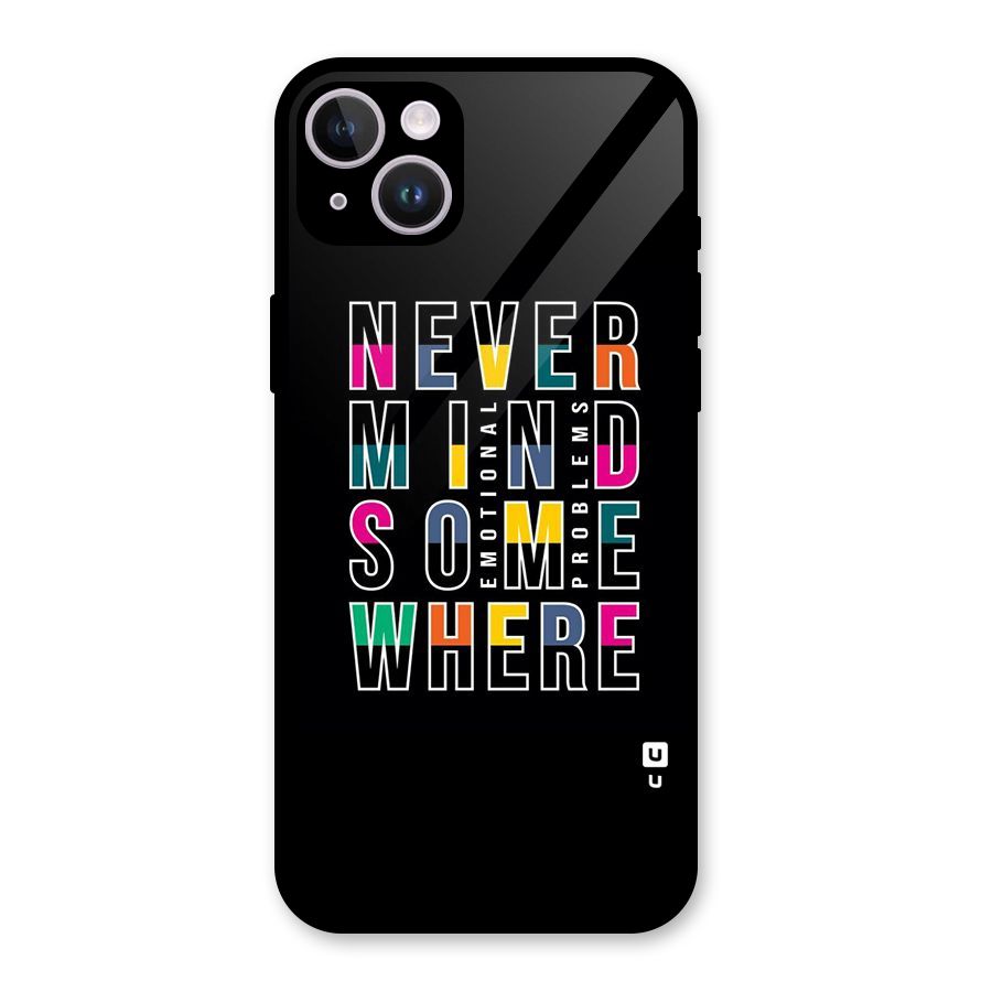 Nevermind Somewhere Glass Back Case for iPhone 14 Plus