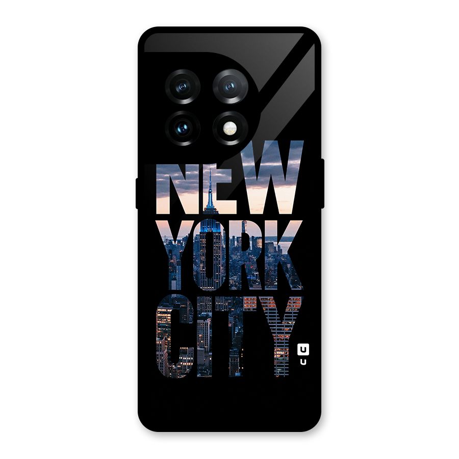 New York City Glass Back Case for OnePlus 11