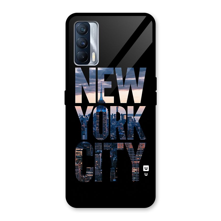 New York City Glass Back Case for Realme X7