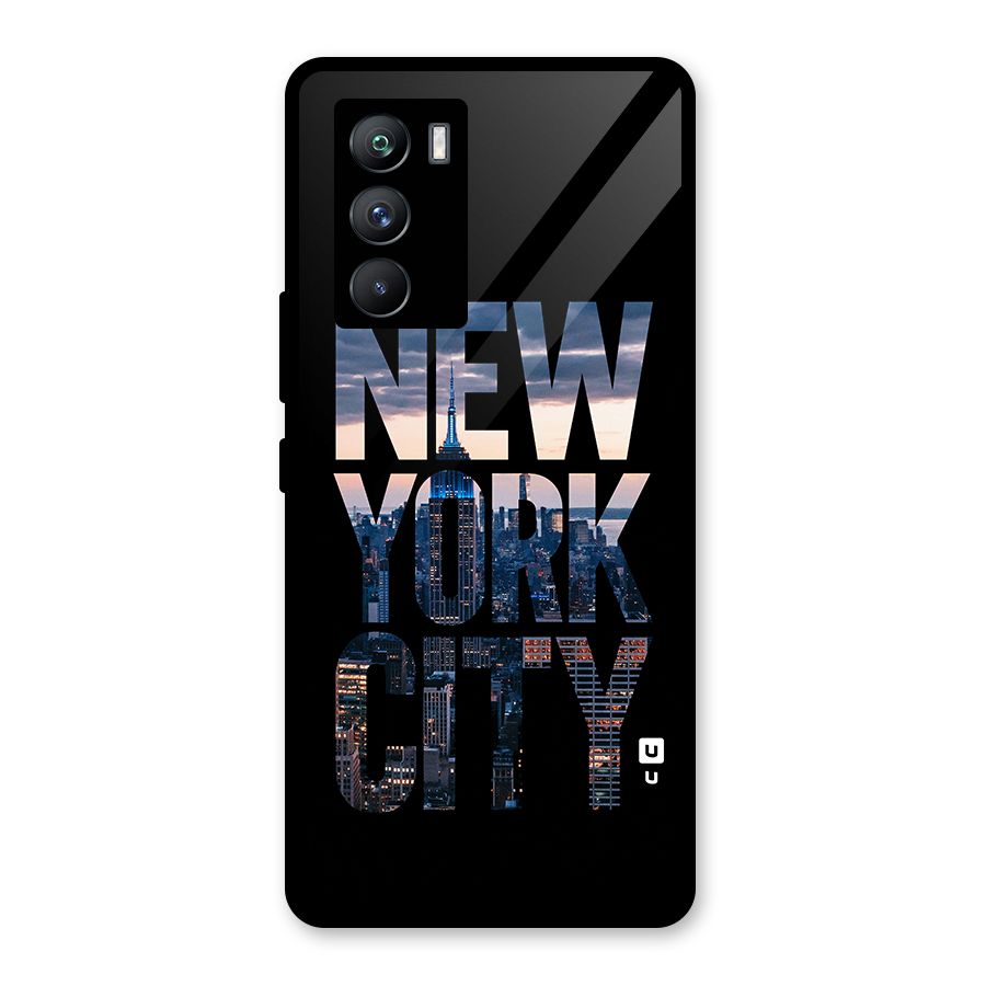 New York City Glass Back Case for Vivo iQOO 9 SE