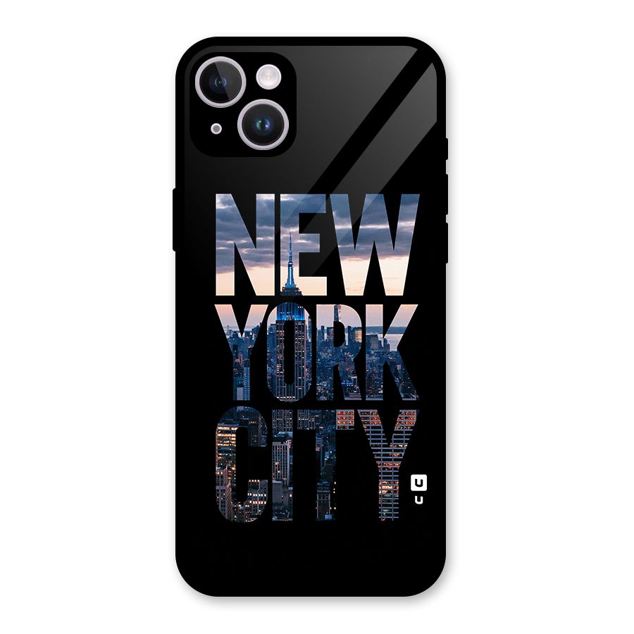 New York City Glass Back Case for iPhone 14 Plus