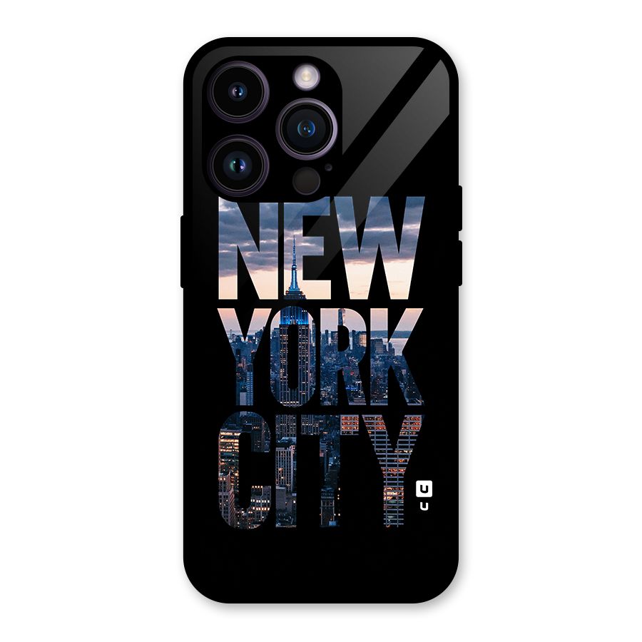 New York City Glass Back Case for iPhone 14 Pro
