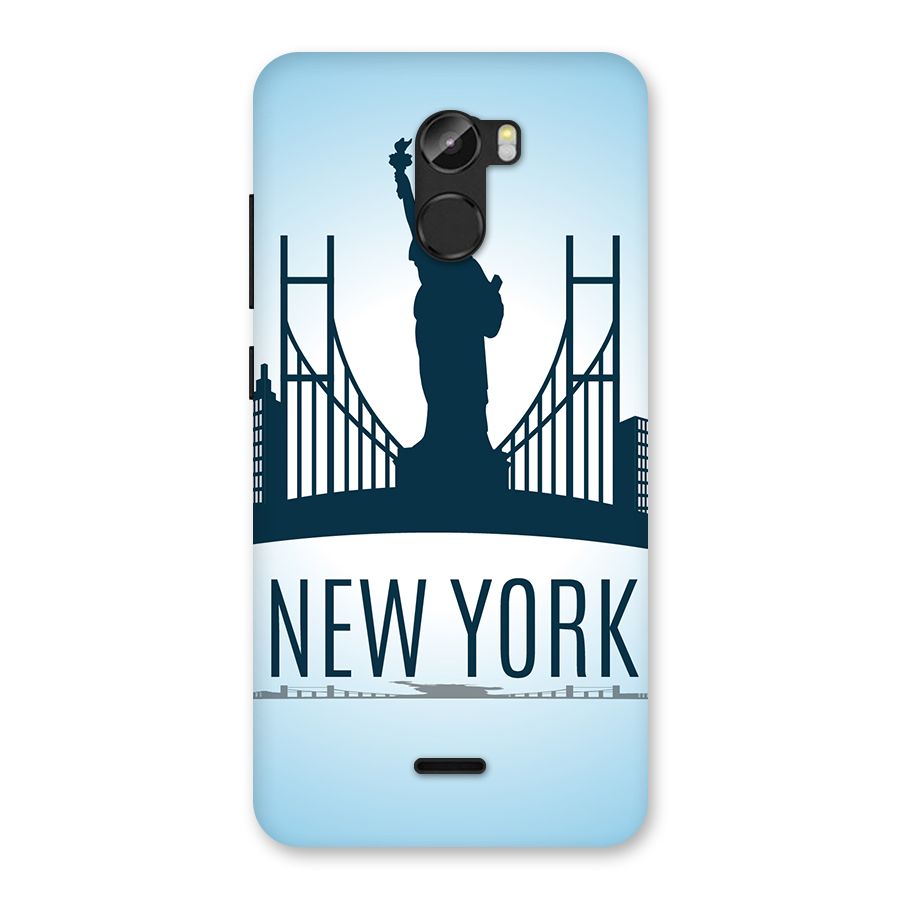 New York Skyline Back Case for Gionee X1
