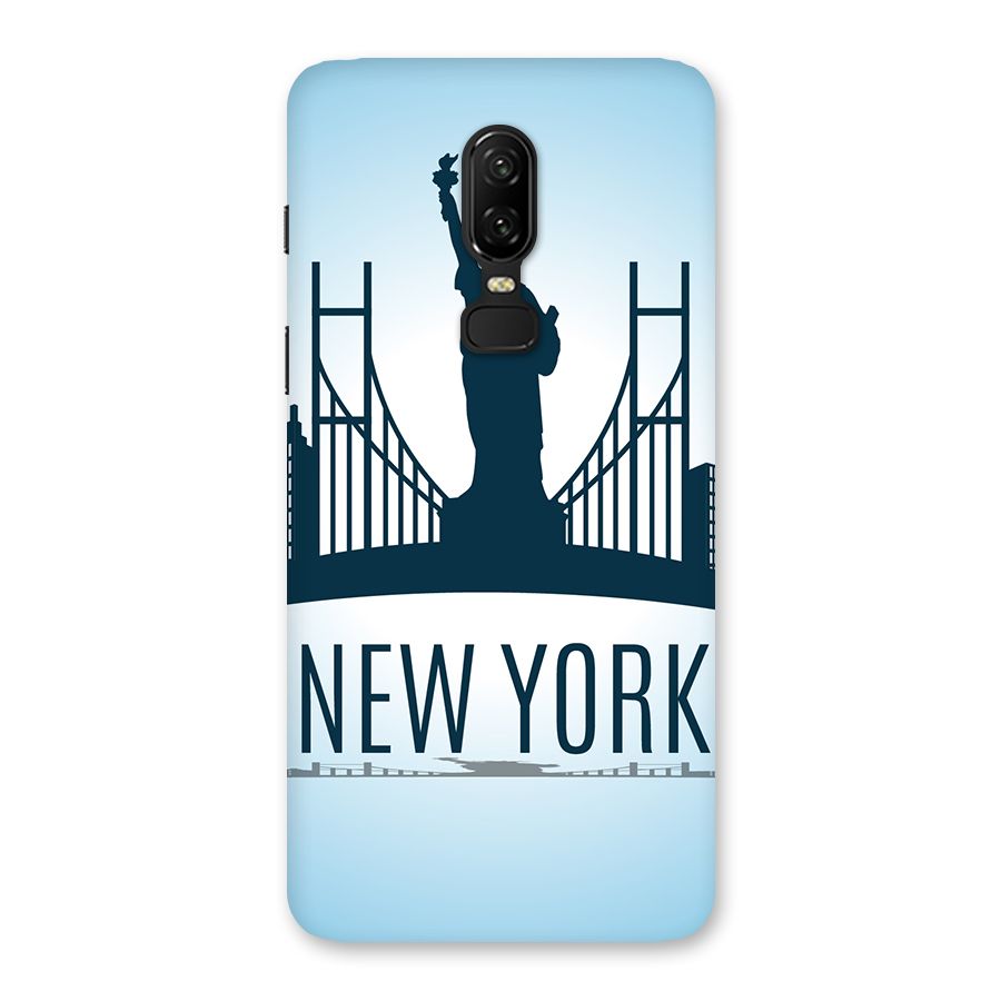 New York Skyline Back Case for OnePlus 6