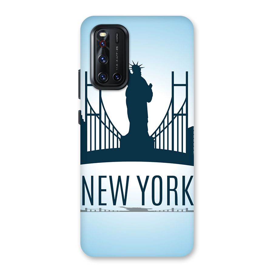 New York Skyline Back Case for Vivo V19