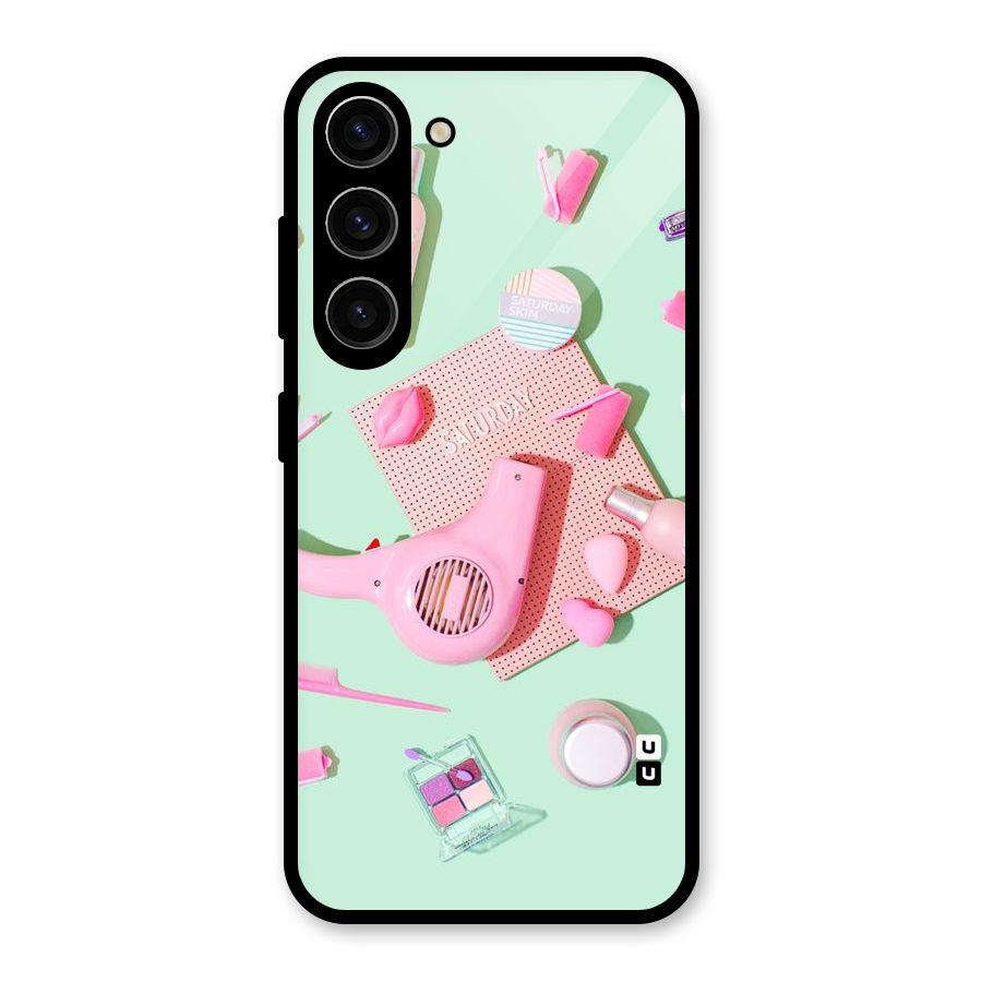 Night Out Slay Glass Back Case for Galaxy S23