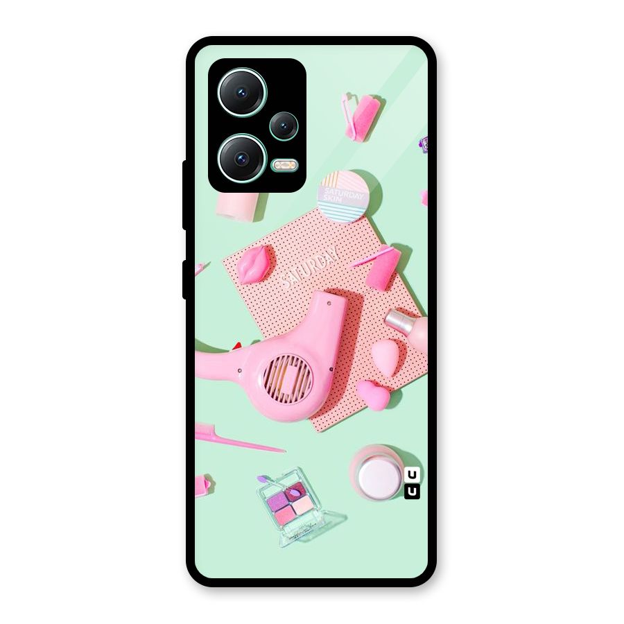 Night Out Slay Glass Back Case for Redmi Note 12 5G