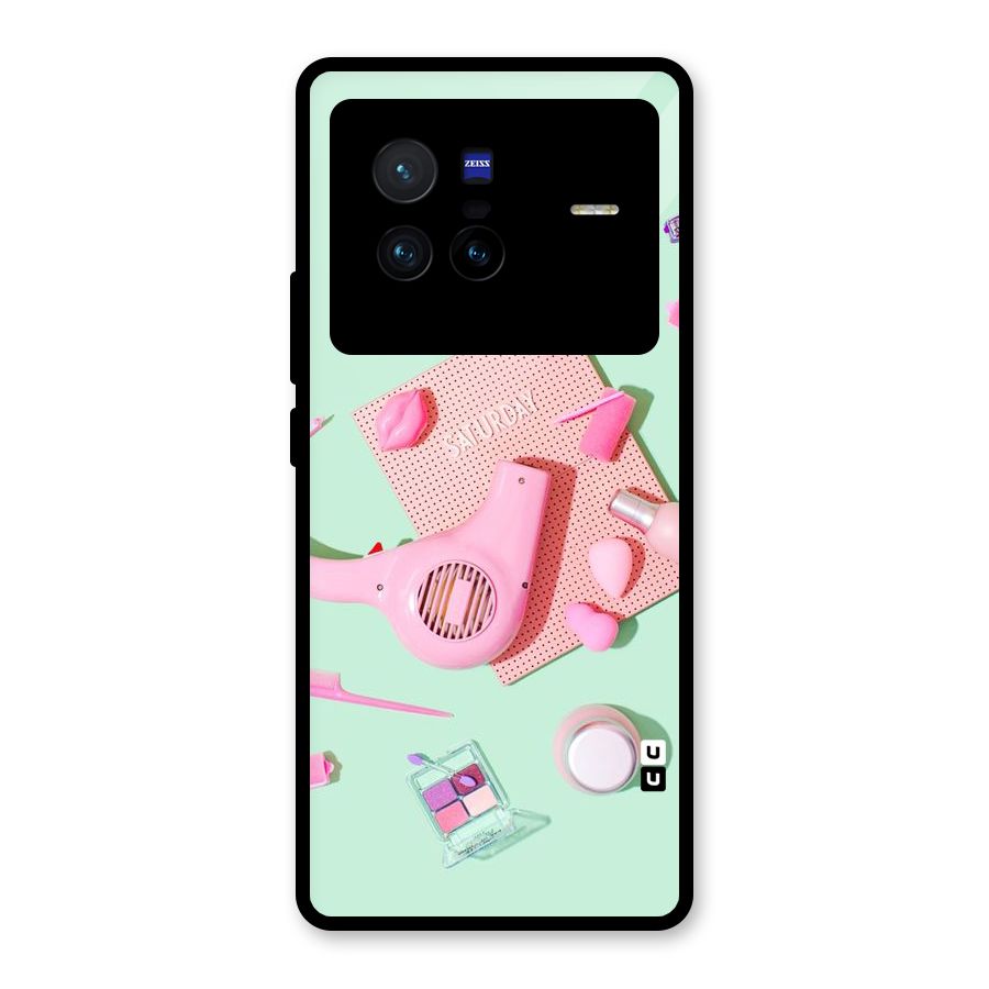 Night Out Slay Glass Back Case for Vivo X80