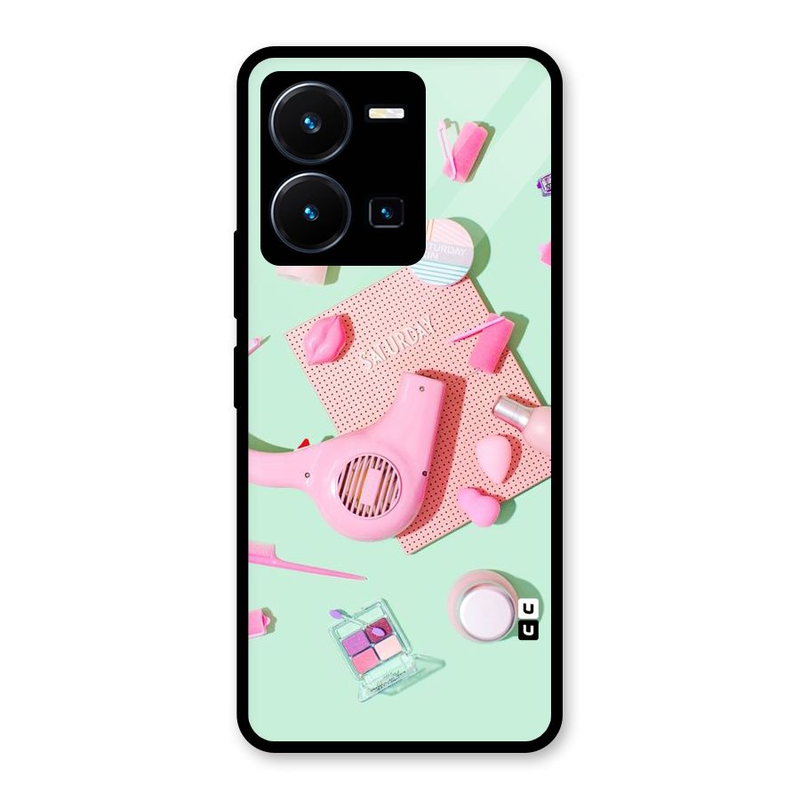 Night Out Slay Glass Back Case for Vivo Y35