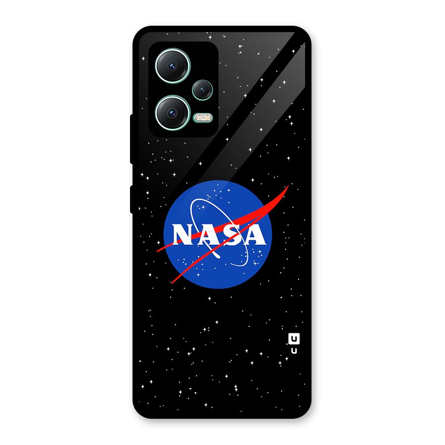 Night Sky NASA Glass Back Case for Redmi Note 12 5G