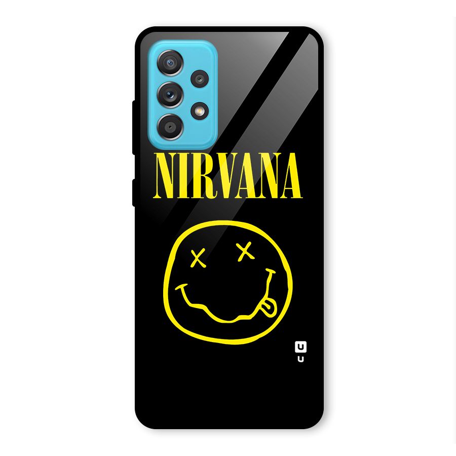 Nirvana Smiley Glass Back Case for Galaxy A52