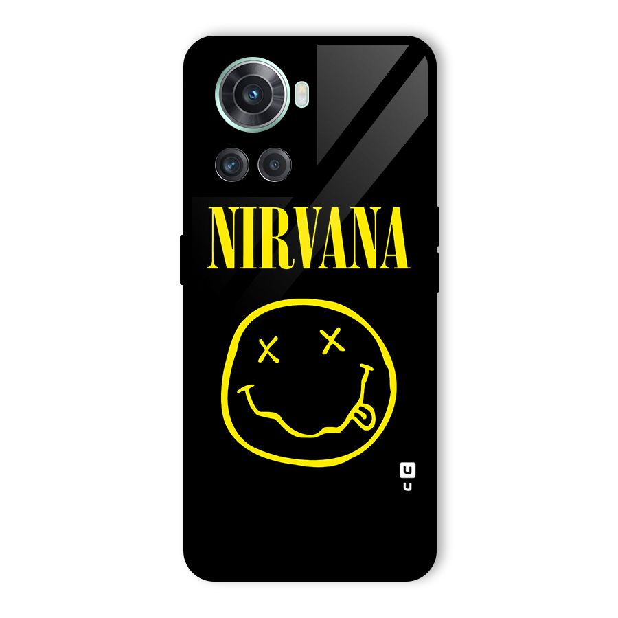 Nirvana Smiley Glass Back Case for OnePlus 10R