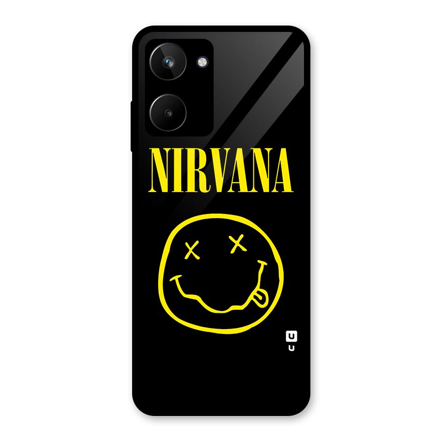 Nirvana Smiley Glass Back Case for Realme 10