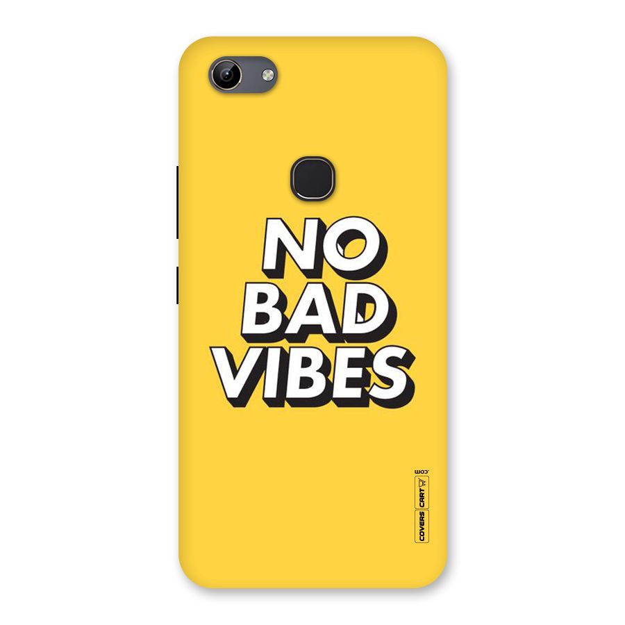 No Bad Vibes Back Case for Vivo Y81