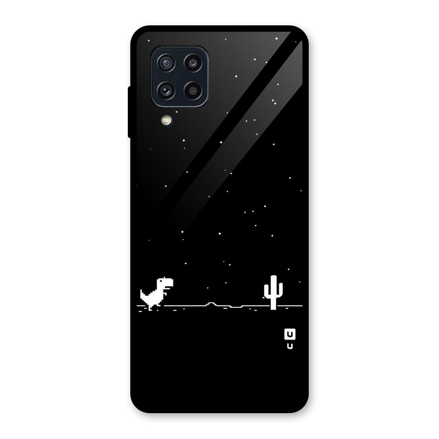 No Connection Night Glass Back Case for Galaxy M32