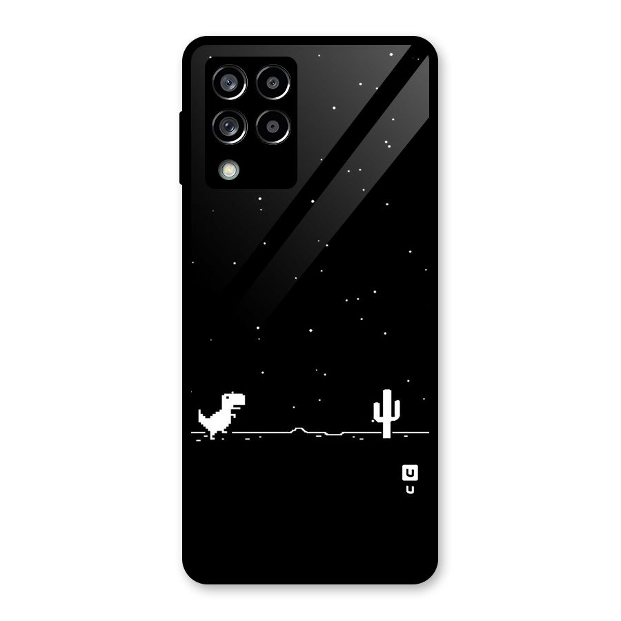 No Connection Night Glass Back Case for Galaxy M53 5G