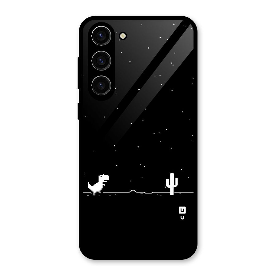 No Connection Night Glass Back Case for Galaxy S23 Plus