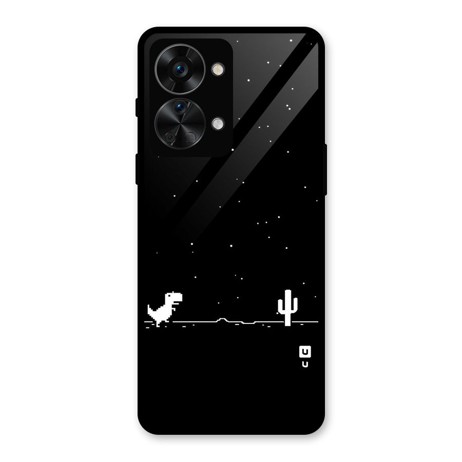 No Connection Night Glass Back Case for OnePlus Nord 2T