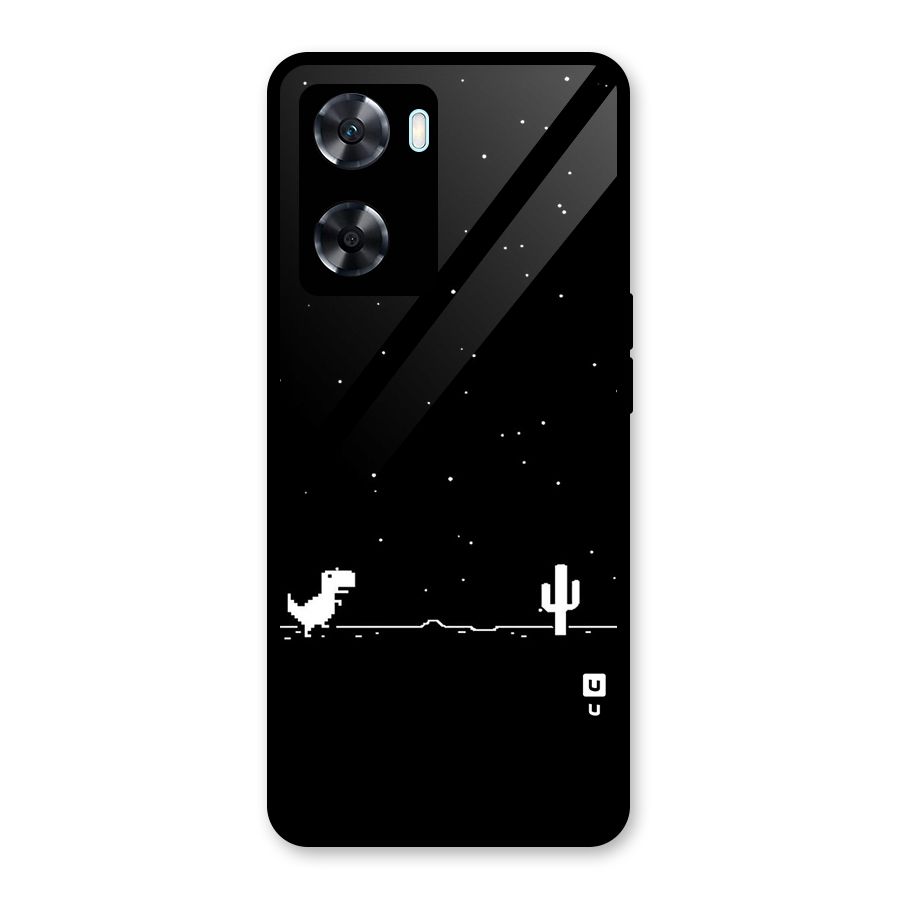 No Connection Night Glass Back Case for Oppo A77