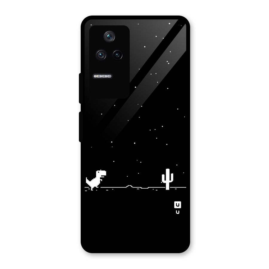 No Connection Night Glass Back Case for Poco F4 5G