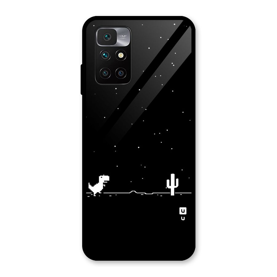 No Connection Night Glass Back Case for Redmi 10 Prime