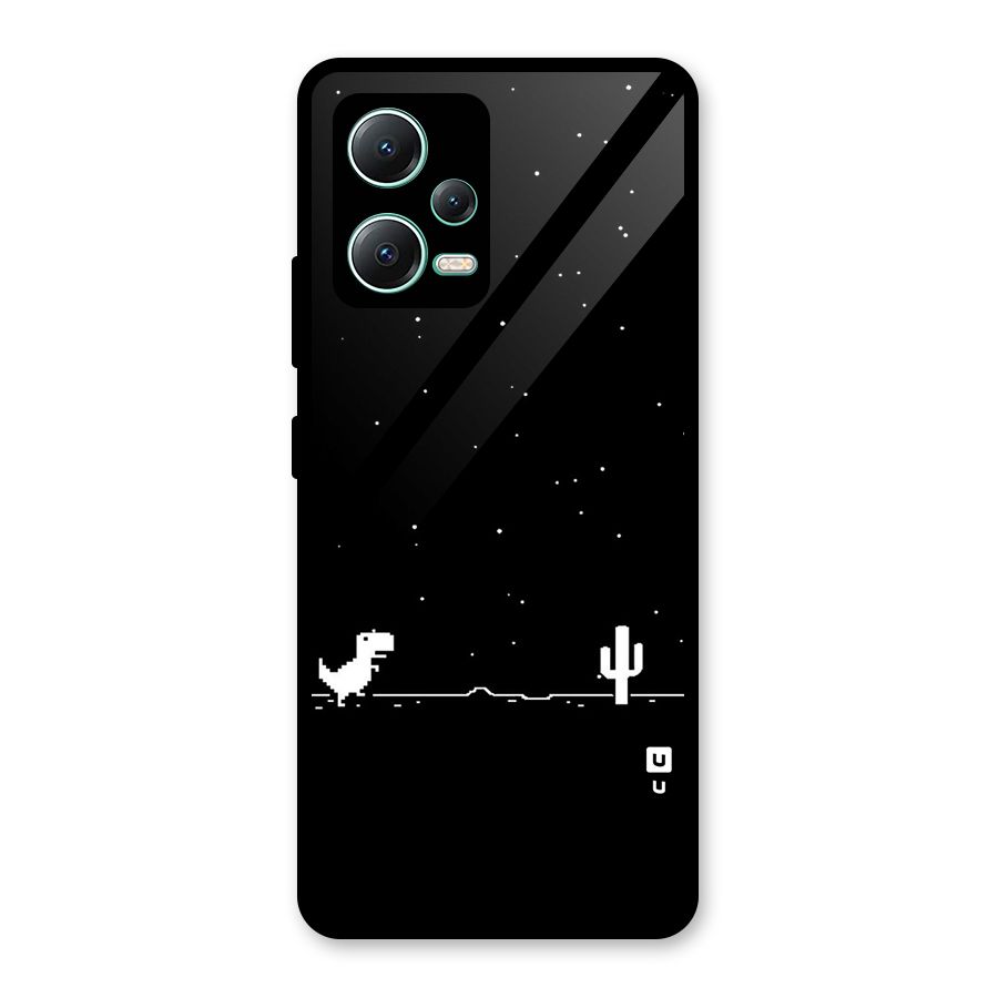 No Connection Night Glass Back Case for Redmi Note 12 5G