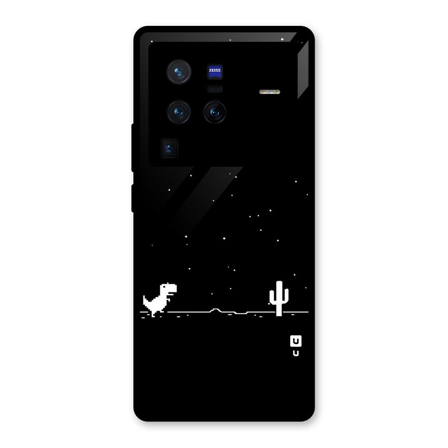 No Connection Night Glass Back Case for Vivo X80 Pro