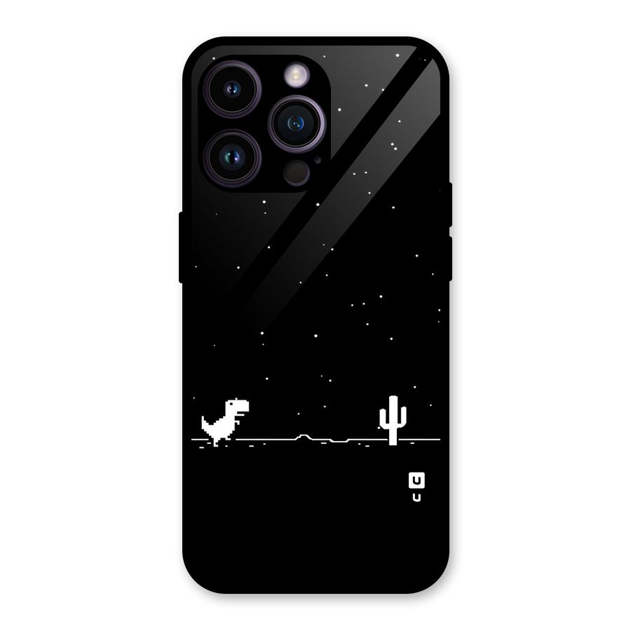 No Connection Night Glass Back Case for iPhone 14 Pro Max