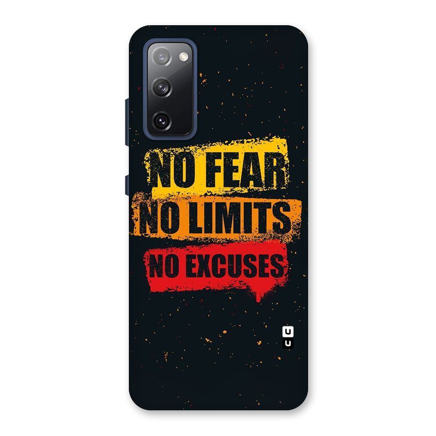 No Fear No Limits Back Case for Galaxy S20 FE