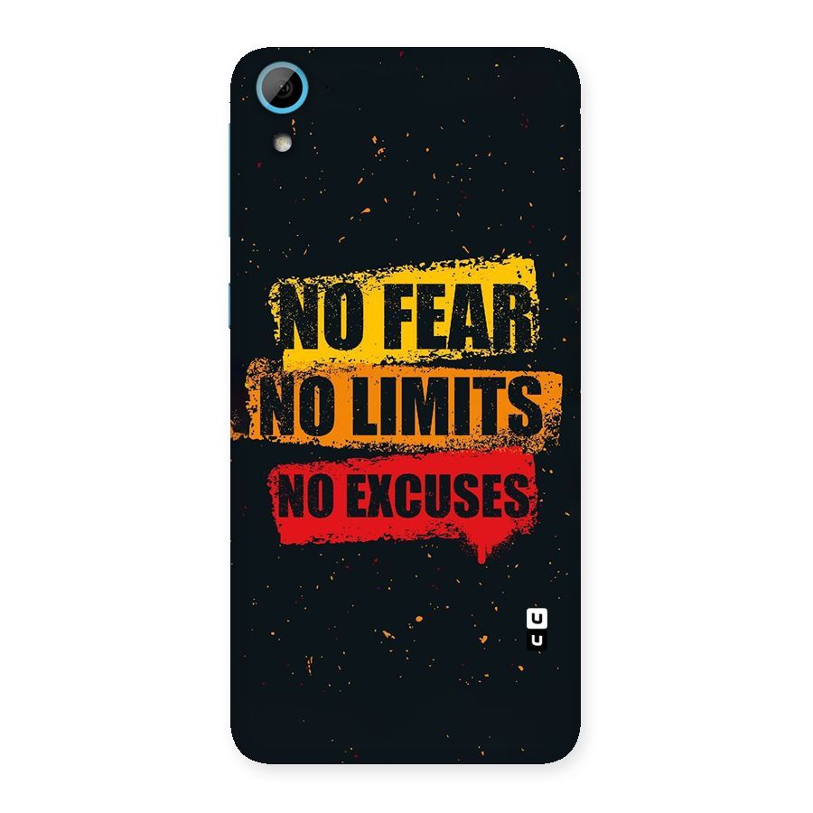 No Fear No Limits Back Case for HTC Desire 826