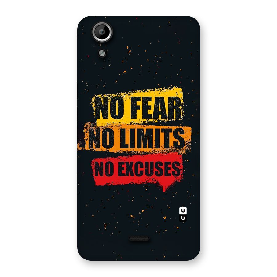 No Fear No Limits Back Case for Micromax Canvas Selfie Lens Q345