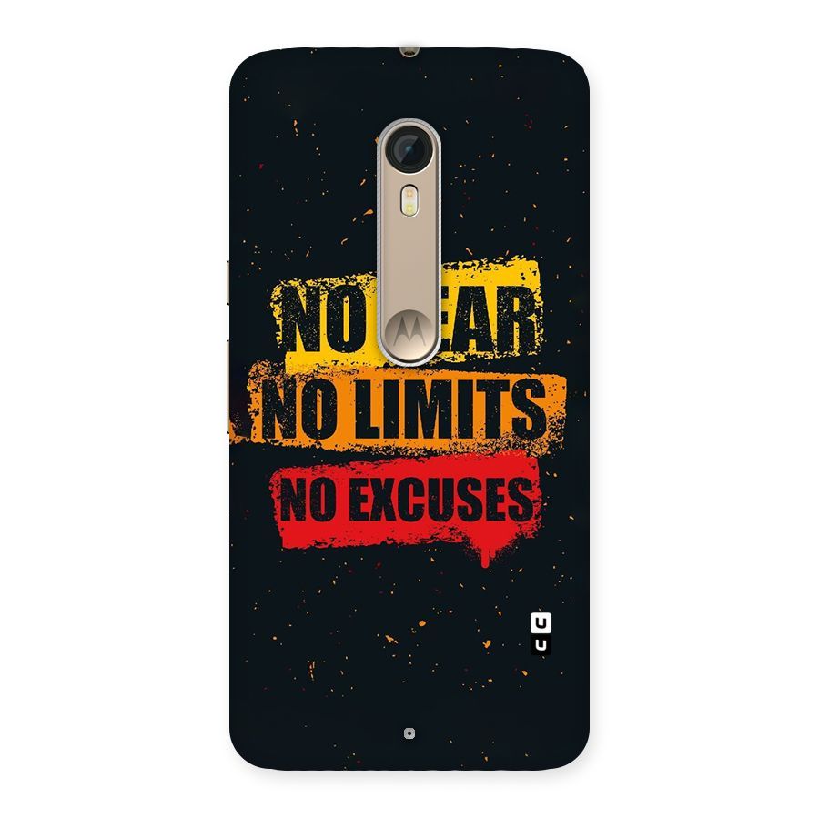 No Fear No Limits Back Case for Motorola Moto X Style