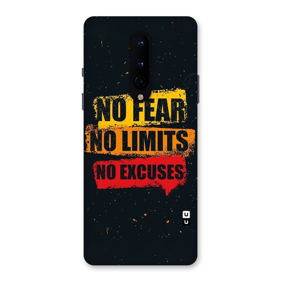 No Fear No Limits Back Case for OnePlus 8