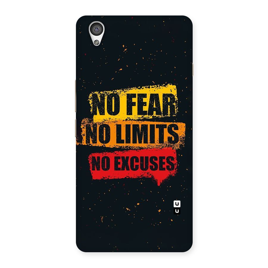 No Fear No Limits Back Case for OnePlus X