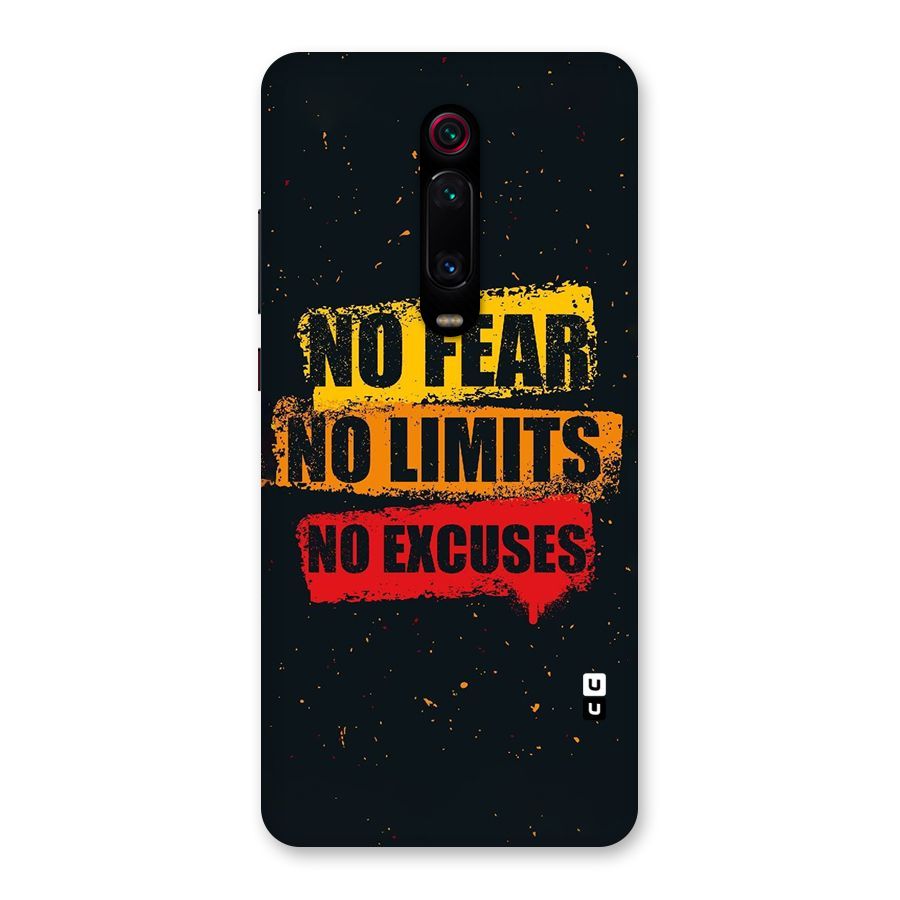 No Fear No Limits Back Case for Redmi K20 Pro