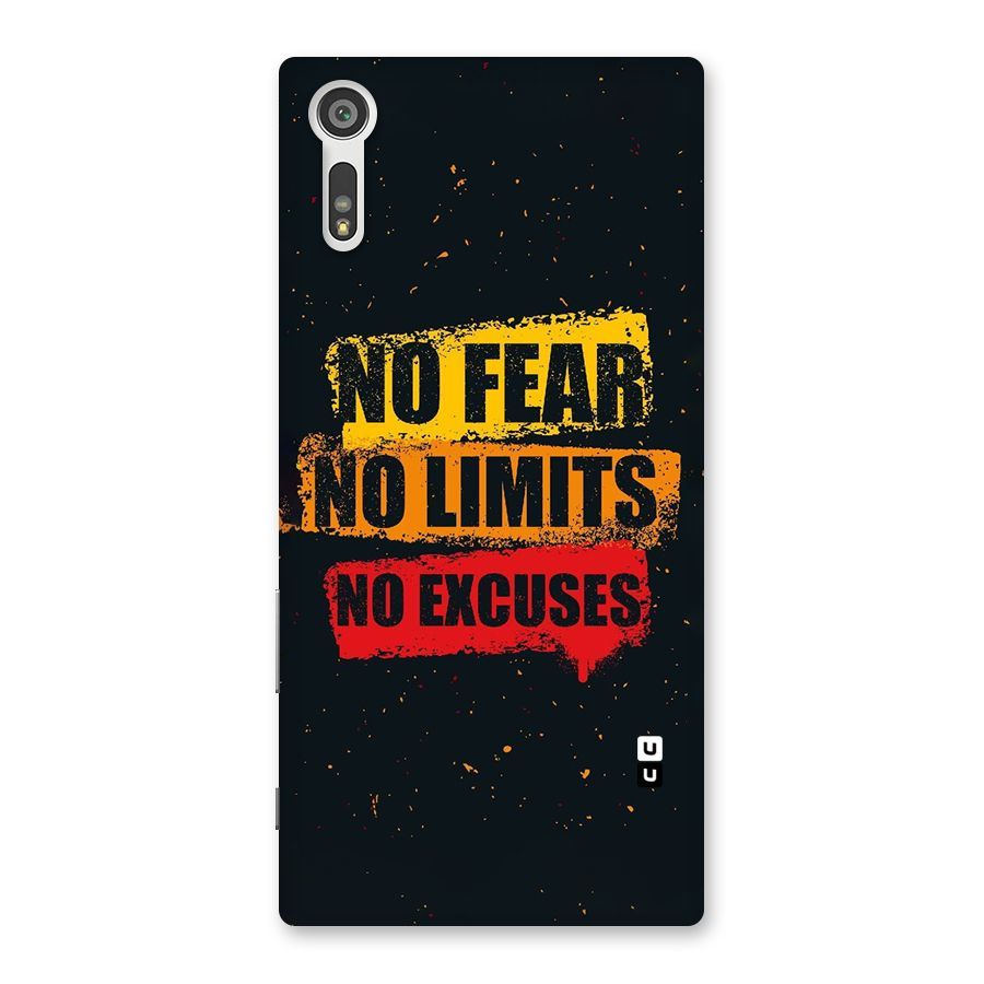 No Fear No Limits Back Case for Xperia XZ