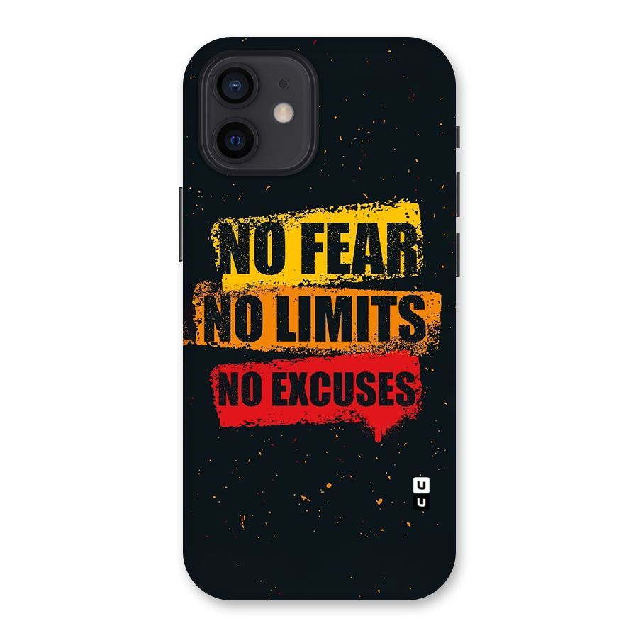 No Fear No Limits Back Case for iPhone 12
