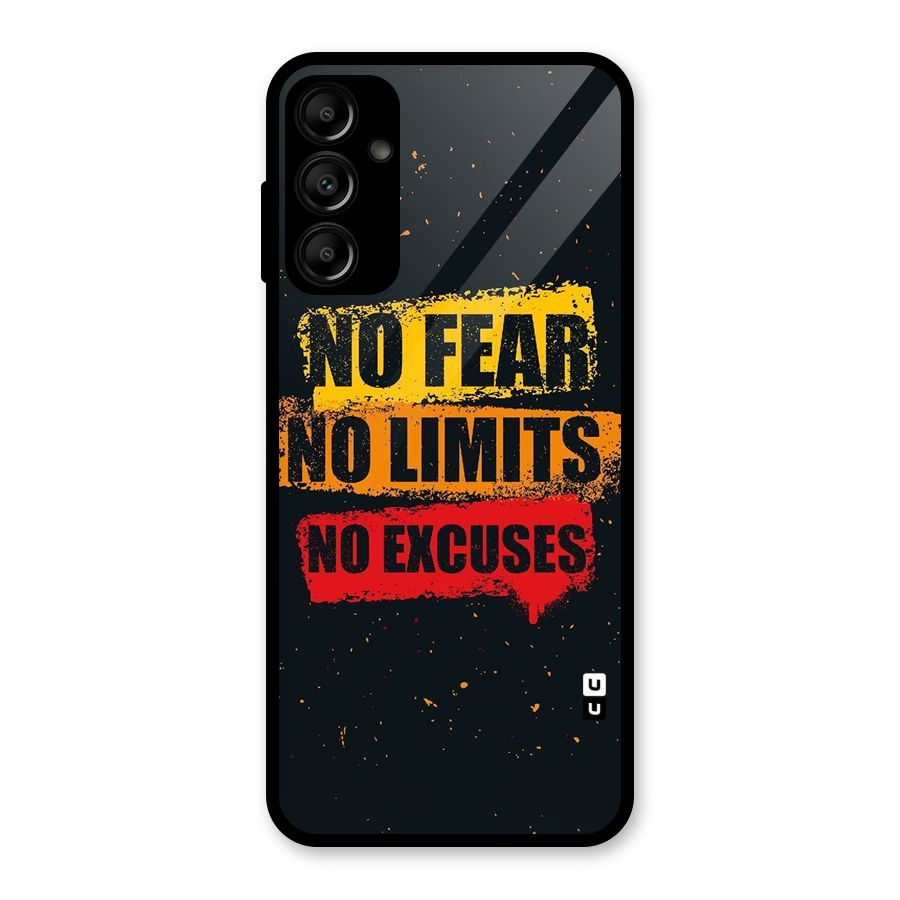 No Fear No Limits Glass Back Case for Galaxy A14 5G